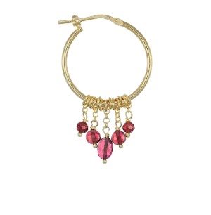 Mono orecchino Bellamaria Donna in Argento Granato ORCMDGRDO - ORCMDGRDO